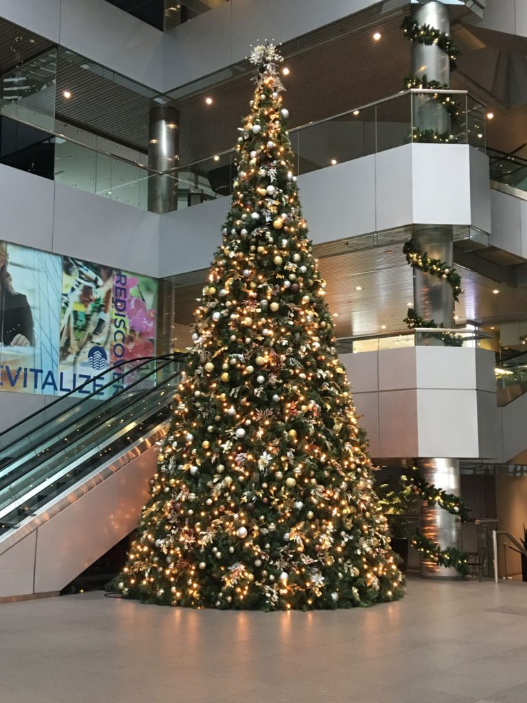 Christmas Tree at One Oxford Center