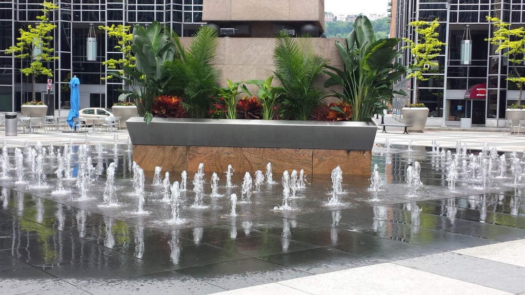 PPG fountain tropical plants